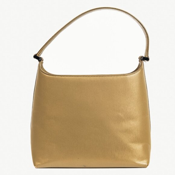 Givenchy Vintage Gold Leather 4G-Logo Handbag - Picture 4 of 11